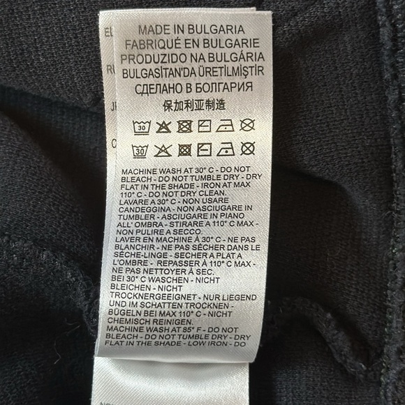 Diesel Men’s S Gina J Full Zip Through Knitted Hoodie With Broken Text Size M - Picture 9 of 11